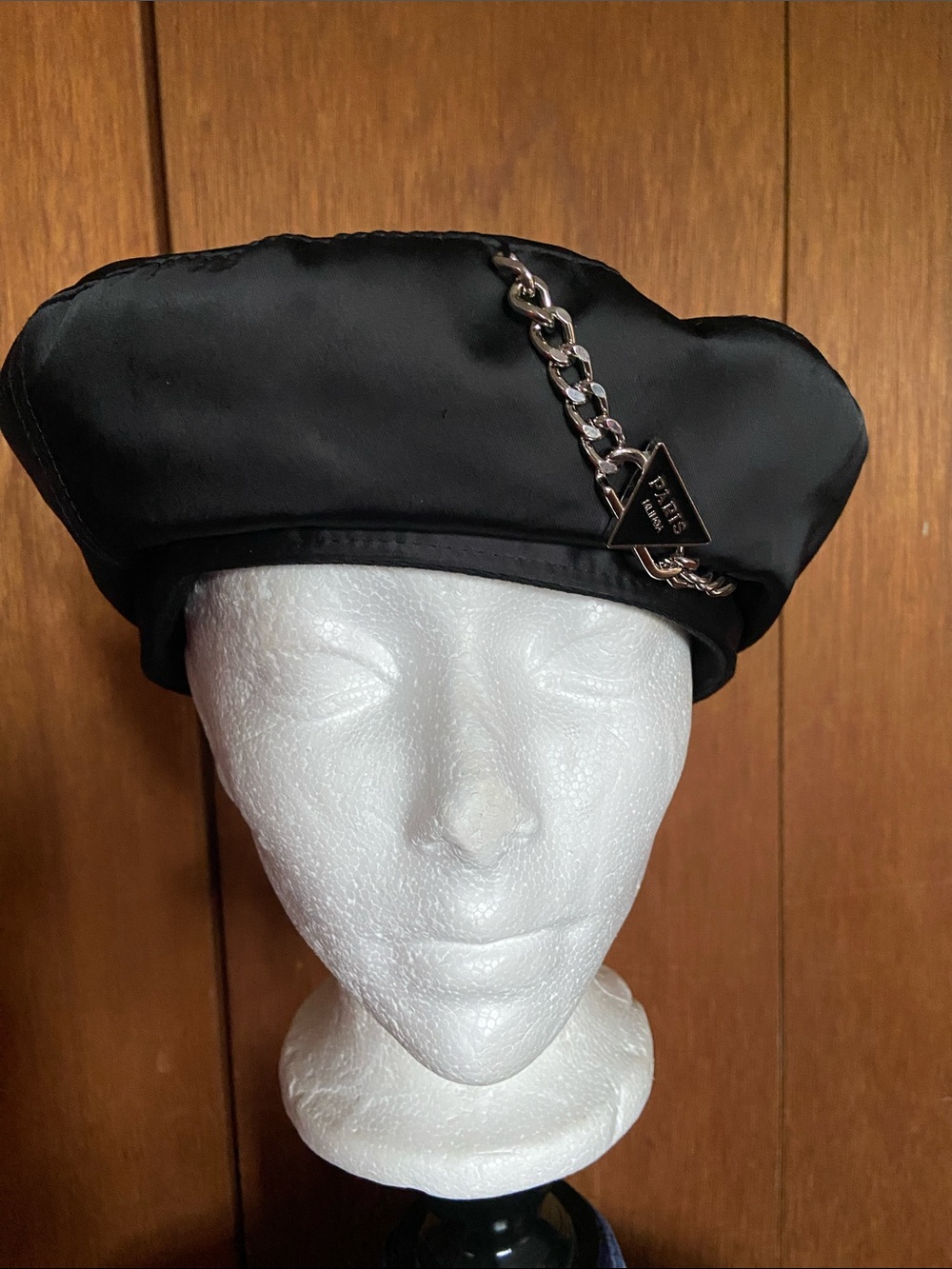 Satin Buret with Metal Details